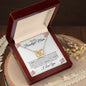 TO MY BEAUTIFUL MOM | INTERLOCKING HEARTS NECKLACE | I LOVE YOU