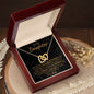 TO MY DAUGHTER | INTERLOCKING HEARTS NECKLACE| FIND STRENGTH