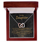 TO MY DAUGHTER | INTERLOCKING HEARTS NECKLACE| FIND STRENGTH