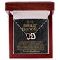 TO MY SMOKING HOT WIFE| INTERLOCKING HEARTS NECKLACE