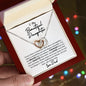 TO MY BEAUTIFUL DAUGHTER | INTERLOCKING NECKLACE | YOU ARE BRAVER
