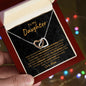 TO MY DAUGHTER | INTERLOCKING HEARTS NECKLACE| FIND STRENGTH