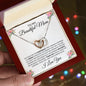TO MY BEAUTIFUL MOM | INTERLOCKING HEARTS NECKLACE | I LOVE YOU