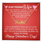 TO MY PRECIOUS WIFE | PERSONALIZED NAME NECKLACE | YOU ARE MY EVRYTHING