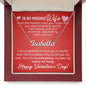 TO MY PRECIOUS WIFE | PERSONALIZED NAME NECKLACE | YOU ARE MY EVRYTHING