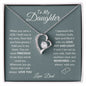 TO MY DAUGHTER FROM DAD | FOREVER LOVE NECKLACE | YOU ARE MORE PRECIOUS