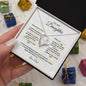 TO MY DAUGHTER|FOREVER LOVE NECKLACE| NEVER FORGET
