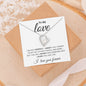 TO MY LOVE | FOREVER LOVE NECKLACE | I AM NOT PERFECT