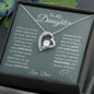 TO MY DAUGHTER FROM DAD | FOREVER LOVE NECKLACE | YOU ARE MORE PRECIOUS
