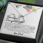 TO MY BEAUTIFUL DAUGHTER | FOREVER LOVE NECKLACE | ALWAYS KEEP ME IN YOUR HEART
