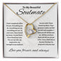 TO MY BEAUTIFUL SOULMATE | FOREVER LOVE NECKLACE | I HAVE COMPLETELY FALLEN FOR YOU