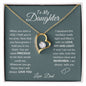 TO MY DAUGHTER FROM DAD | FOREVER LOVE NECKLACE | YOU ARE MORE PRECIOUS