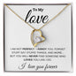 TO MY LOVE | FOREVER LOVE NECKLACE | I AM NOT PERFECT