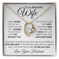 TO MY BEAUTIFUL WIFE | FOREVER LOVE NECKLACE | I CANT LIVE WITHOUT YOU