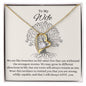 TO MY WIFE | FOREVER LOVE NECKLACE | WE CAN WITSTAND THE STRONGEST STORMS