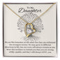 TO MY DAUGHTER | FOREVER LOVE NECKLACE | WE CAN WITHSTAND THE STRONGEST STORMS