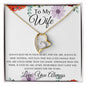 TO MY WIFE | FOREVER LOVE NECKLACE | ALWAYS KEEP ME IN YOUR HEART