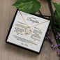 TO MY DAUGHTER|FOREVER LOVE NECKLACE| NEVER FORGET