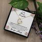 TO MY BONUS DAUGHTER | FOREVER LOVE NECKLACE | ITS AN HONOR