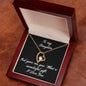 TO MY DAUGHTER | FOREVER LOVE NECKLACE | GOD GAVE ME YOU
