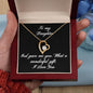 TO MY DAUGHTER | FOREVER LOVE NECKLACE | GOD GAVE ME YOU