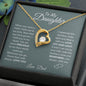 TO MY DAUGHTER FROM DAD | FOREVER LOVE NECKLACE | YOU ARE MORE PRECIOUS