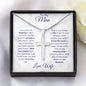 TO MY MAN | STAINLESS STEEL CROS NECKLACE | YOU GIVE ME FEELINGS I CANT PUT IN WORDS