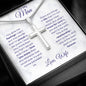 TO MY MAN | STAINLESS STEEL CROS NECKLACE | YOU GIVE ME FEELINGS I CANT PUT IN WORDS