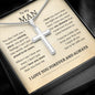 TO MY MAN | STAINLESS STEEL CROSS NECKLACE | I LOVE YOU MORE