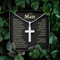 TO MY MAN | STAINLESS CROSS NECKLACE | ALWAYS REMEMBER