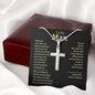 TO MY MAN | STAINLESS CROSS NECKLACE | ALWAYS REMEMBER
