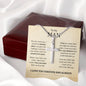 TO MY MAN | STAINLESS STEEL CROSS NECKLACE | I LOVE YOU MORE