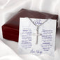 TO MY MAN | STAINLESS STEEL CROS NECKLACE | YOU GIVE ME FEELINGS I CANT PUT IN WORDS