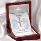TO MY MAN | STAINLESS STEEL CROS NECKLACE | YOU GIVE ME FEELINGS I CANT PUT IN WORDS
