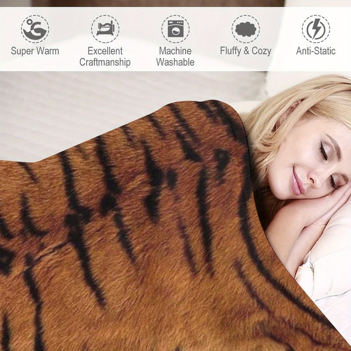 Tiger Skin pattern Blanket