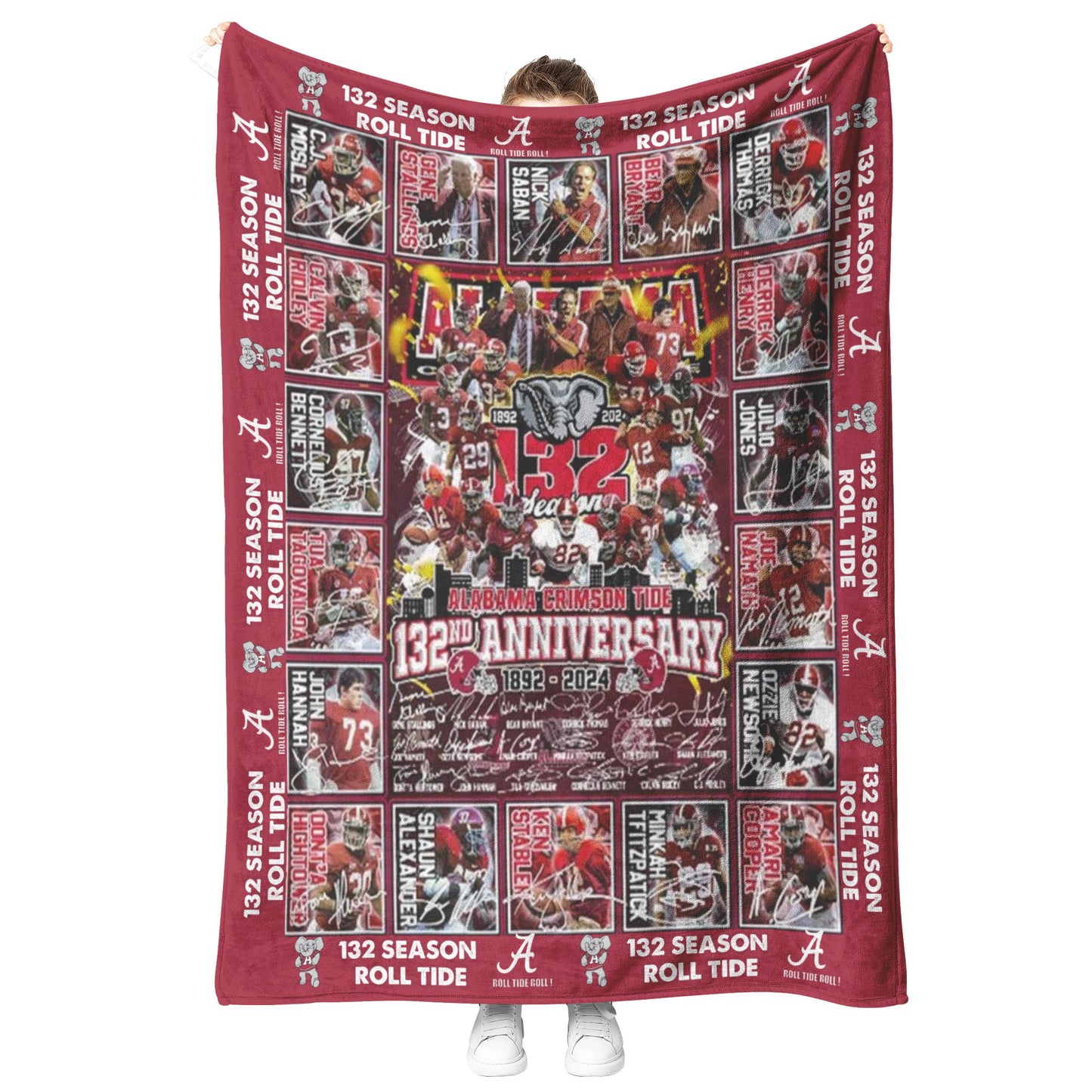 ALABAMA CRIMSON TIDE 30 x 40