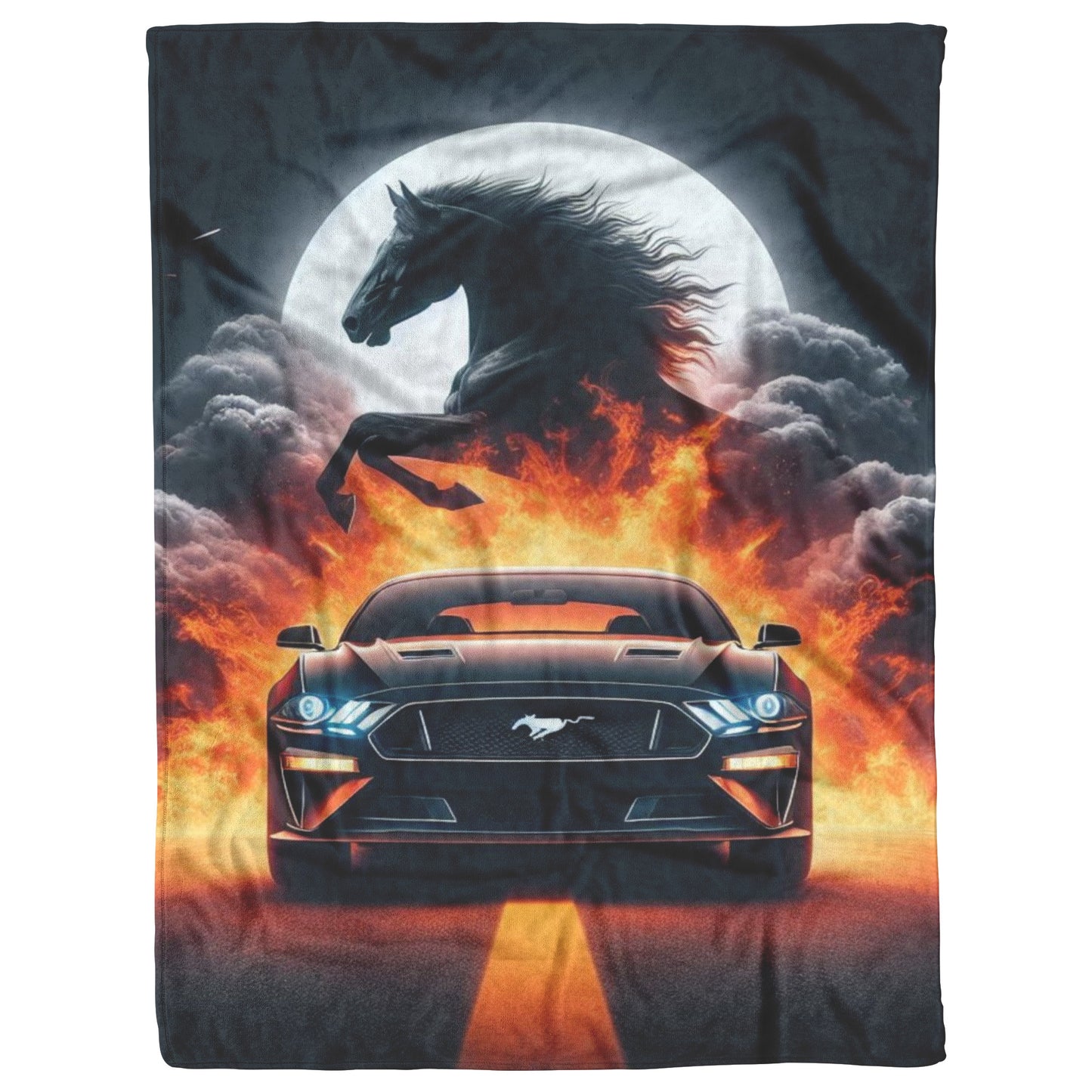 FORD MUSTANG Gifts For Ford Lovers Fleece Blanket_60_80