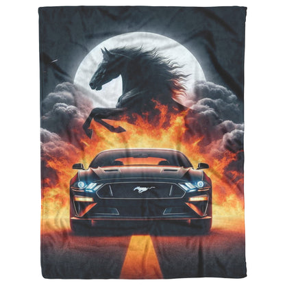FORD MUSTANG Gifts For Ford Lovers Fleece Blanket_60_80