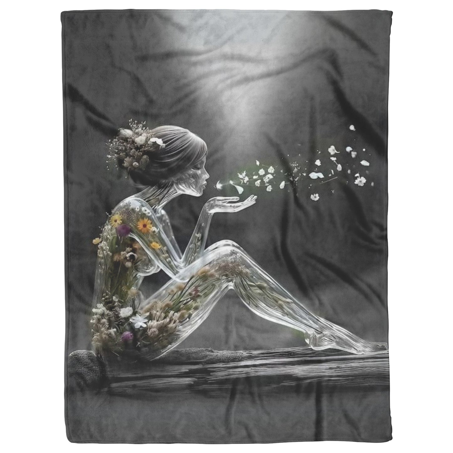 Fairies and Fantasy Blanket Velveteen Soft touch Plush Fleece Blanket Home Decor