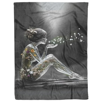 Fairies and Fantasy Blanket Velveteen Soft touch Plush Fleece Blanket Home Decor
