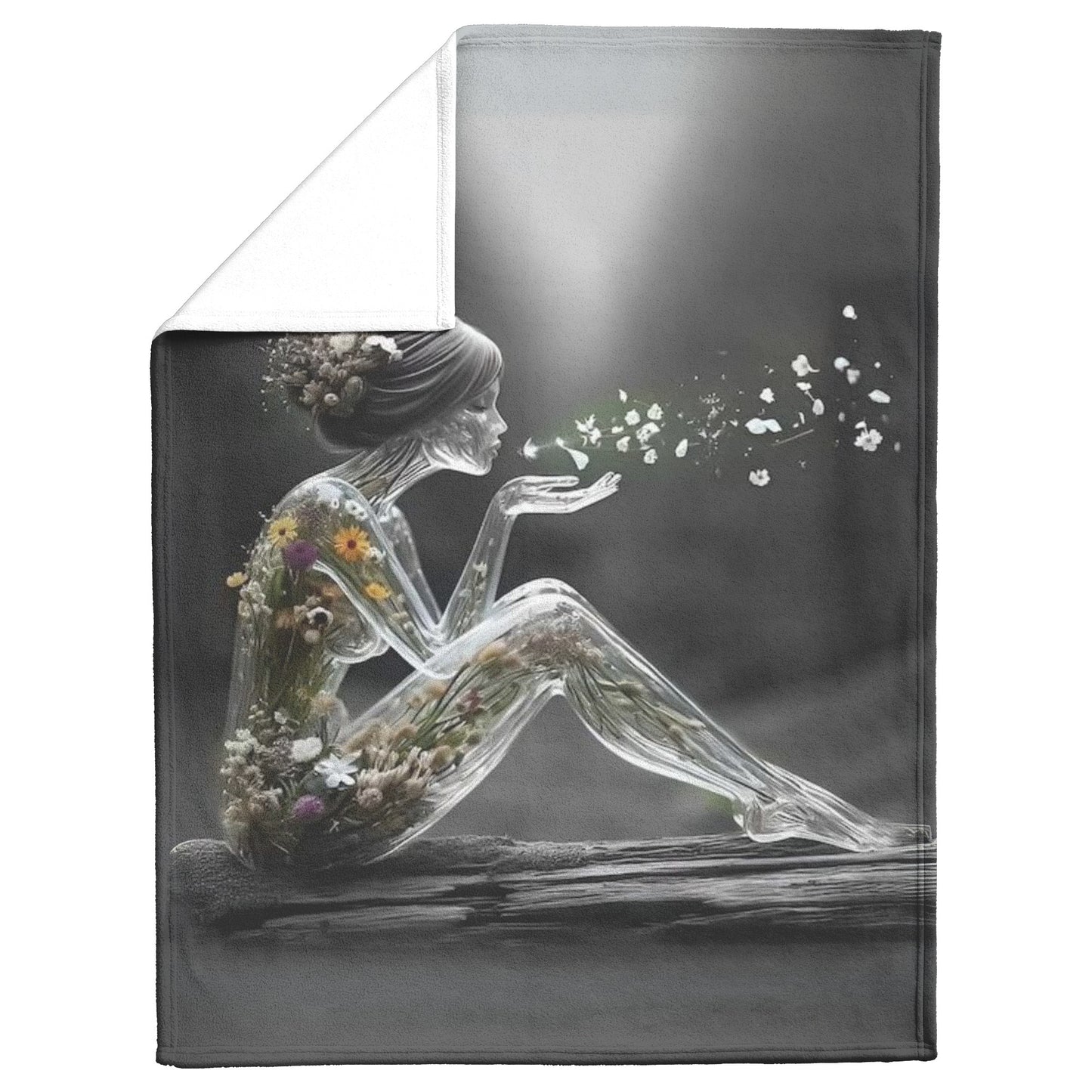 Fairies and Fantasy Blanket Velveteen Soft touch Plush Fleece Blanket Home Decor