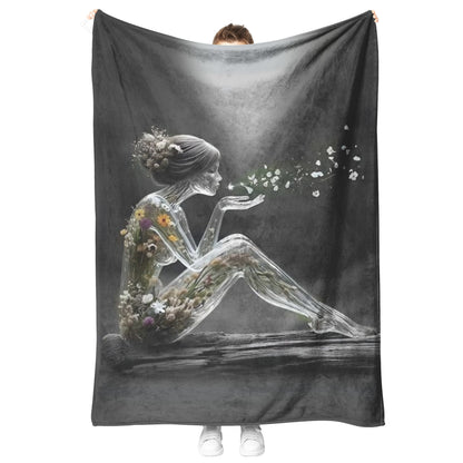 Fairies and Fantasy Blanket Velveteen Soft touch Plush Fleece Blanket Home Decor