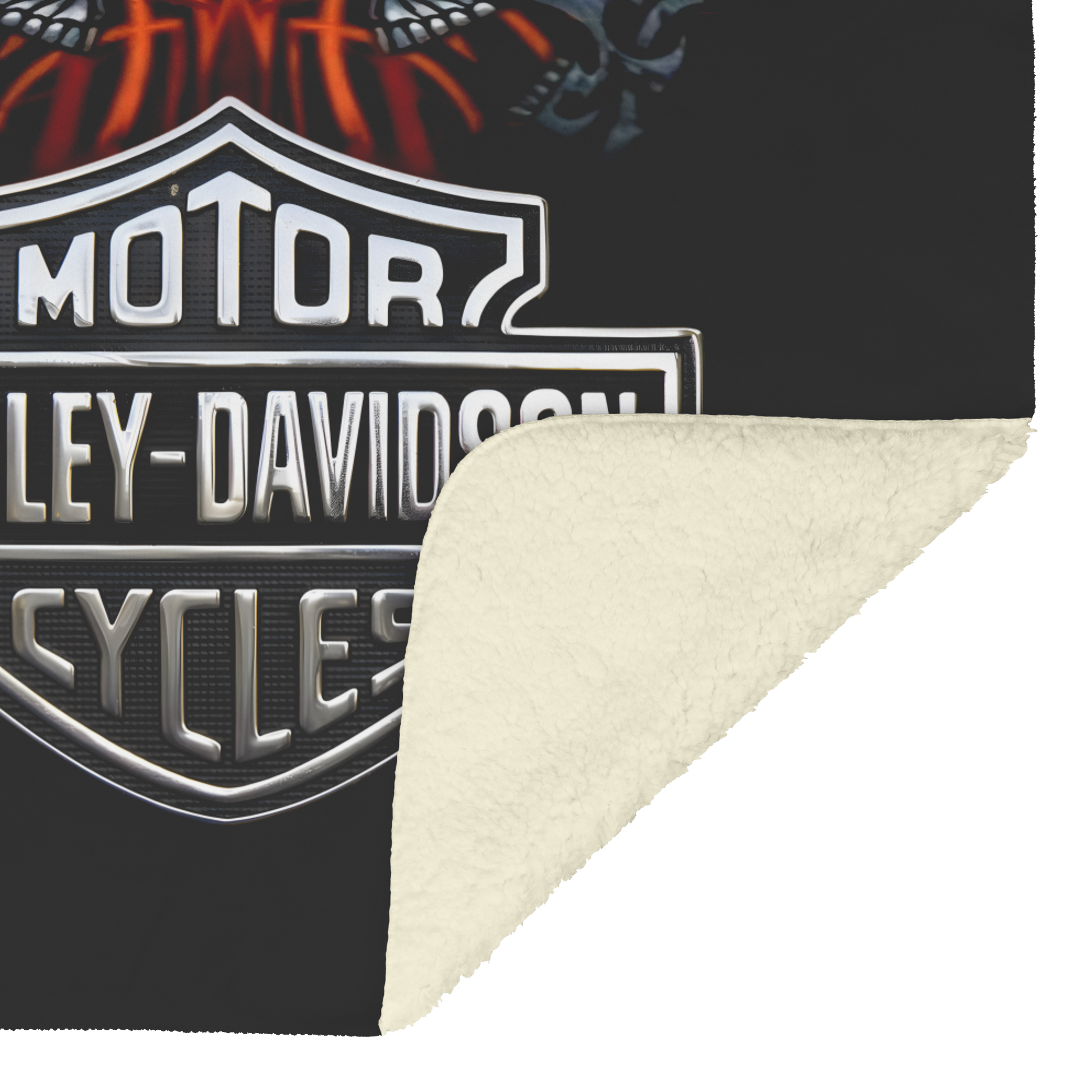 Flaming_Tribal_Skull_Harley_Davidson_Bla_V_Blanket_Sherpa_Mockup.png_15420898