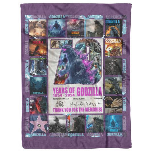 GODZILLA 70th Anniversary Blanket