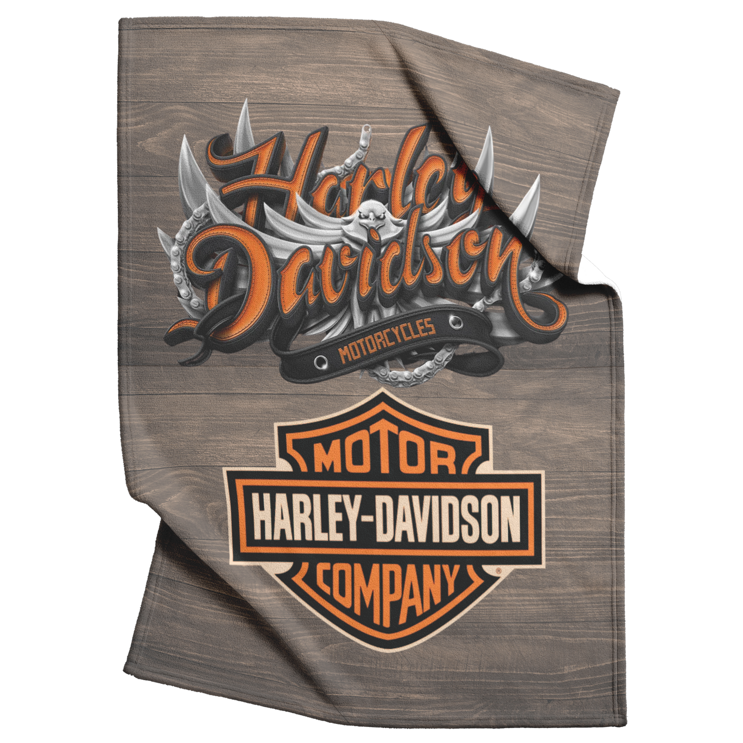 HARLEY_DAVIDSON_FIERY_EAGLE_50_60_SHERPA_V_Blanket_Top_Bottom_Folds_Mockup.png