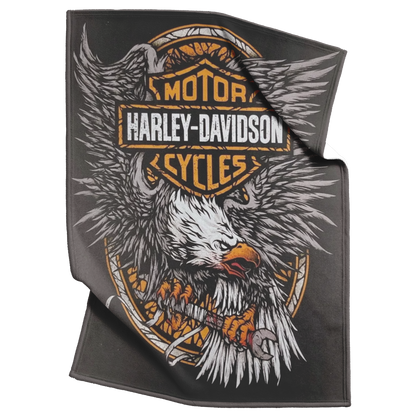 Harley_Davidson_Angry_Eagle_Blanket_Gift_V_Blanket_Top_Bottom_Folds_Mockup.png
