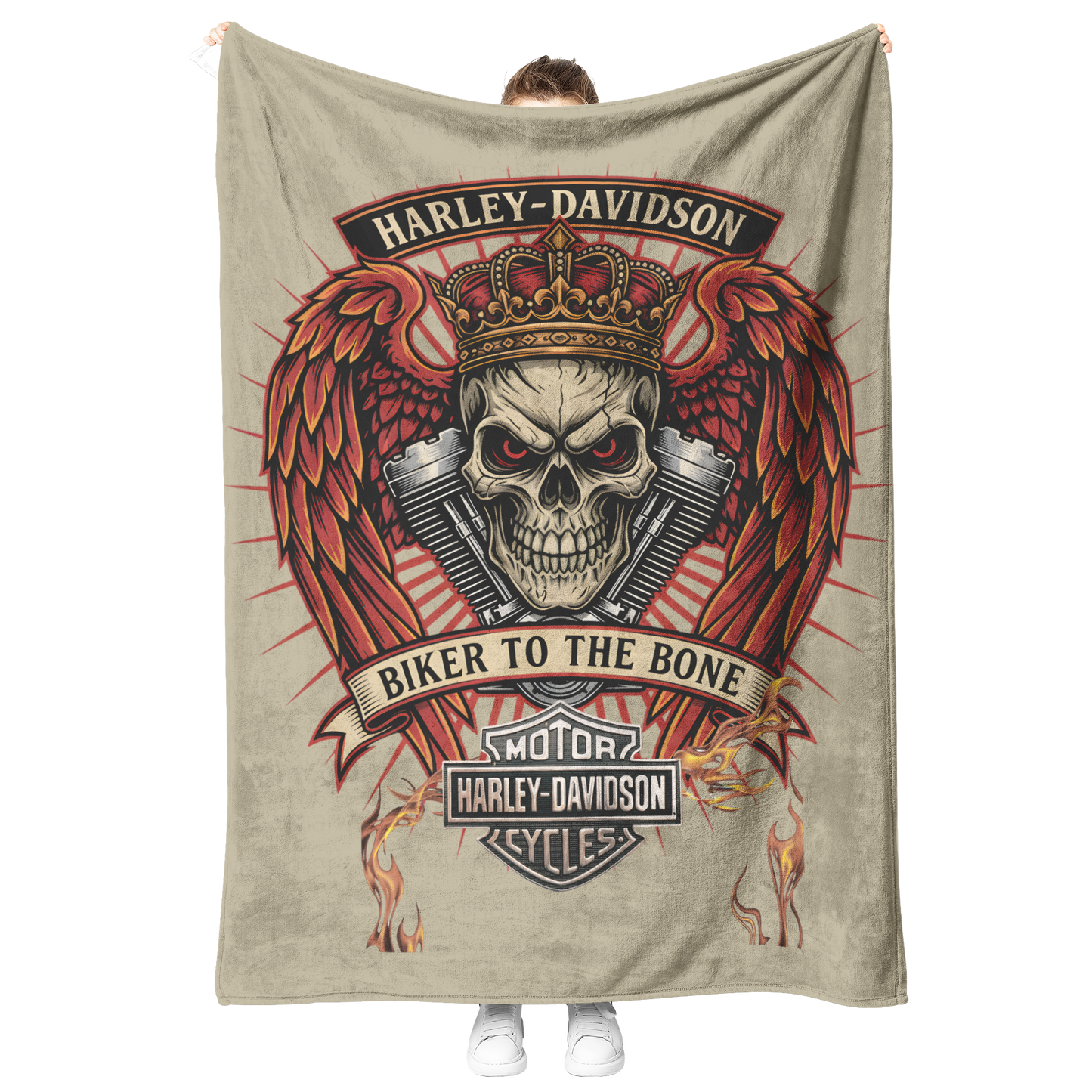 Harley_Davidson_Biker_To_The_Bone_Velvet_V_Blanket_Model_Mockup.png_15309127