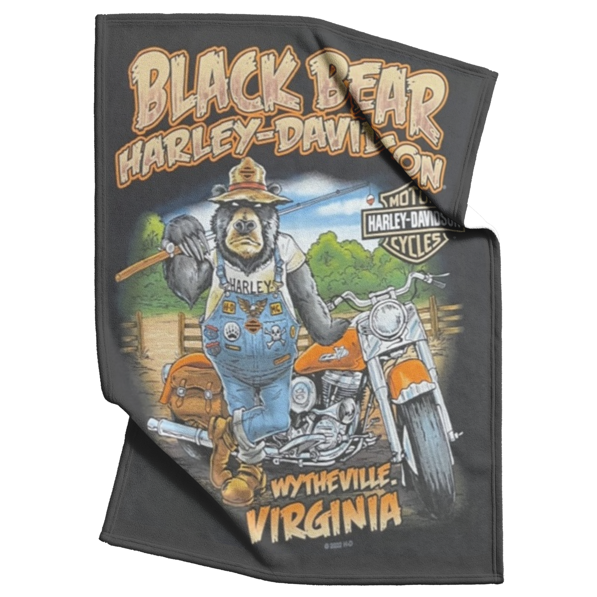 Harley_Davidson_Black_Bear_Blanket_Gift__V_Blanket_Top_Bottom_Folds_Mockup.png