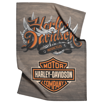 Harley_Davidson_Fiery_Eagle_Blanket_Gift_V_Blanket_Top_Bottom_Folds_Mockup.png