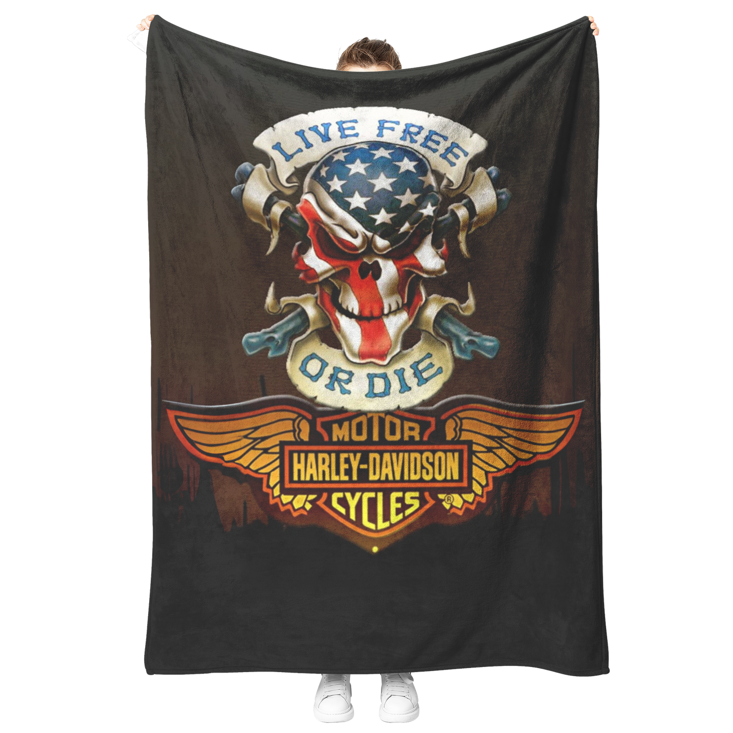 Harley_Davidson_Live_Free_or_Die_Velvete_V_Blanket_Model_Mockup.png
